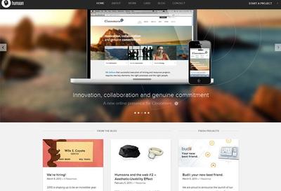 模糊背景的網頁界面設計精選