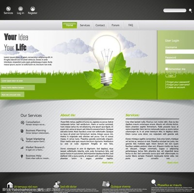 環保網站設計圖片素材 打造視覺與理念共鳴的網頁與網站設計